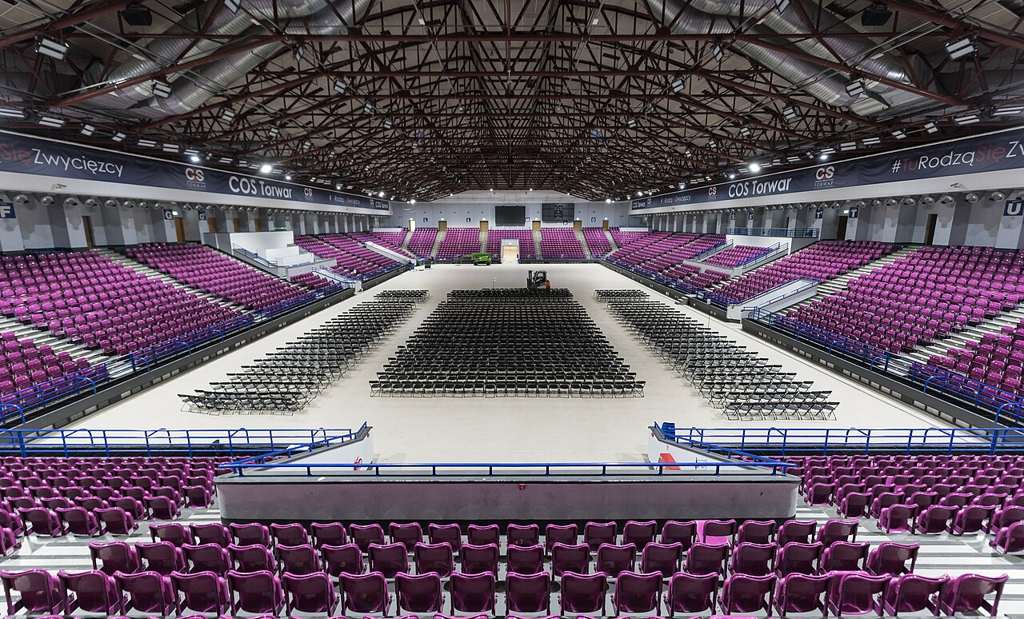 The COS Torwar hall in Warsaw in 2024