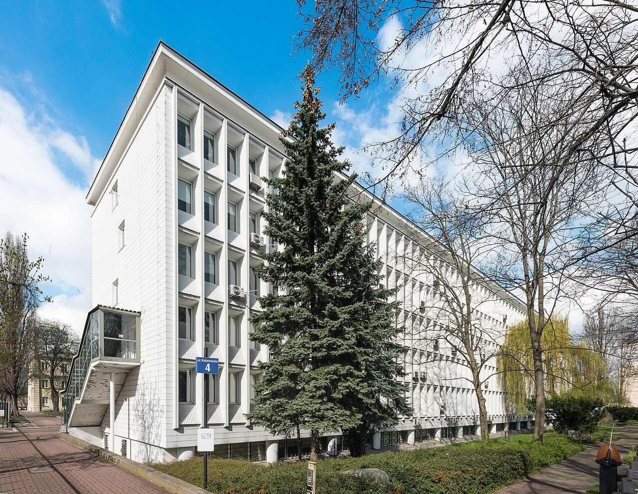 The Polish Geological Institute building in Warsaw