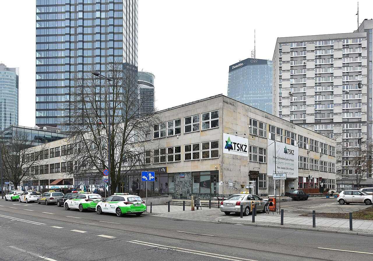 The Jewish Theatre building at Grzybowski Square in Warsaw