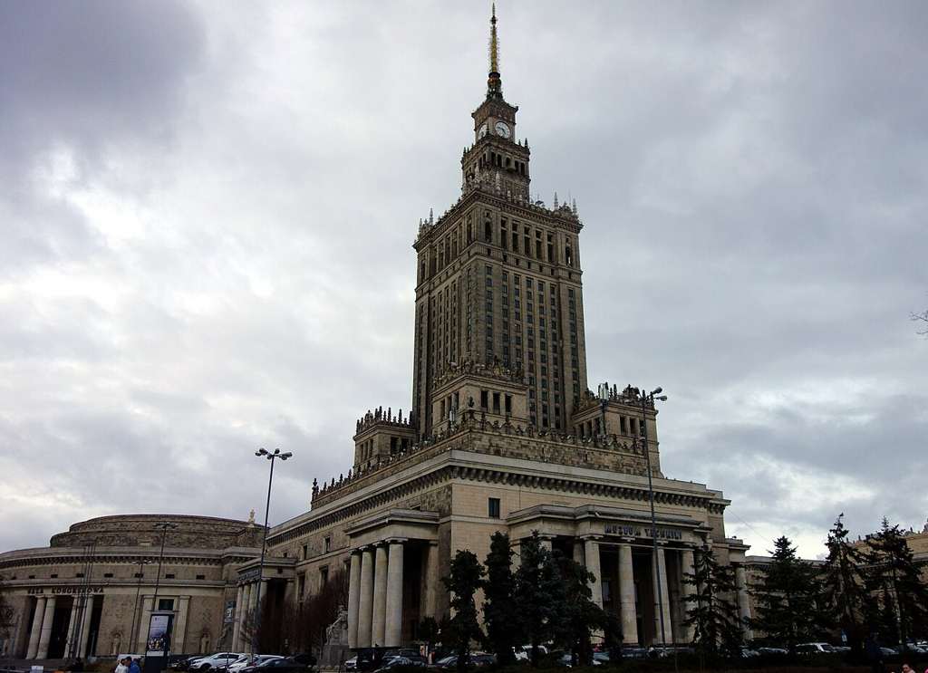 The Palace of Culture and Science in Warsaw, seat of the National Museum of Technology