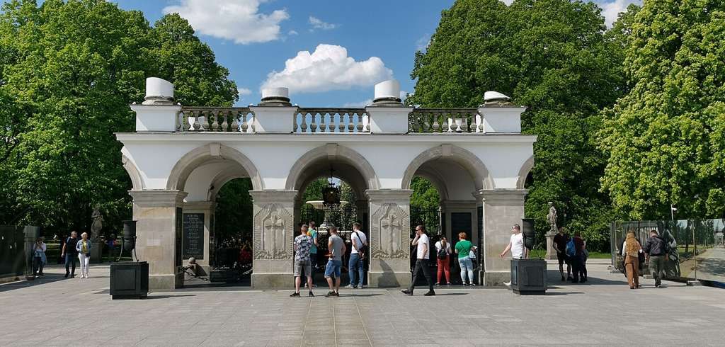 The Tomb of the Unknown Soldier on Pilsudski Square in Warsaw