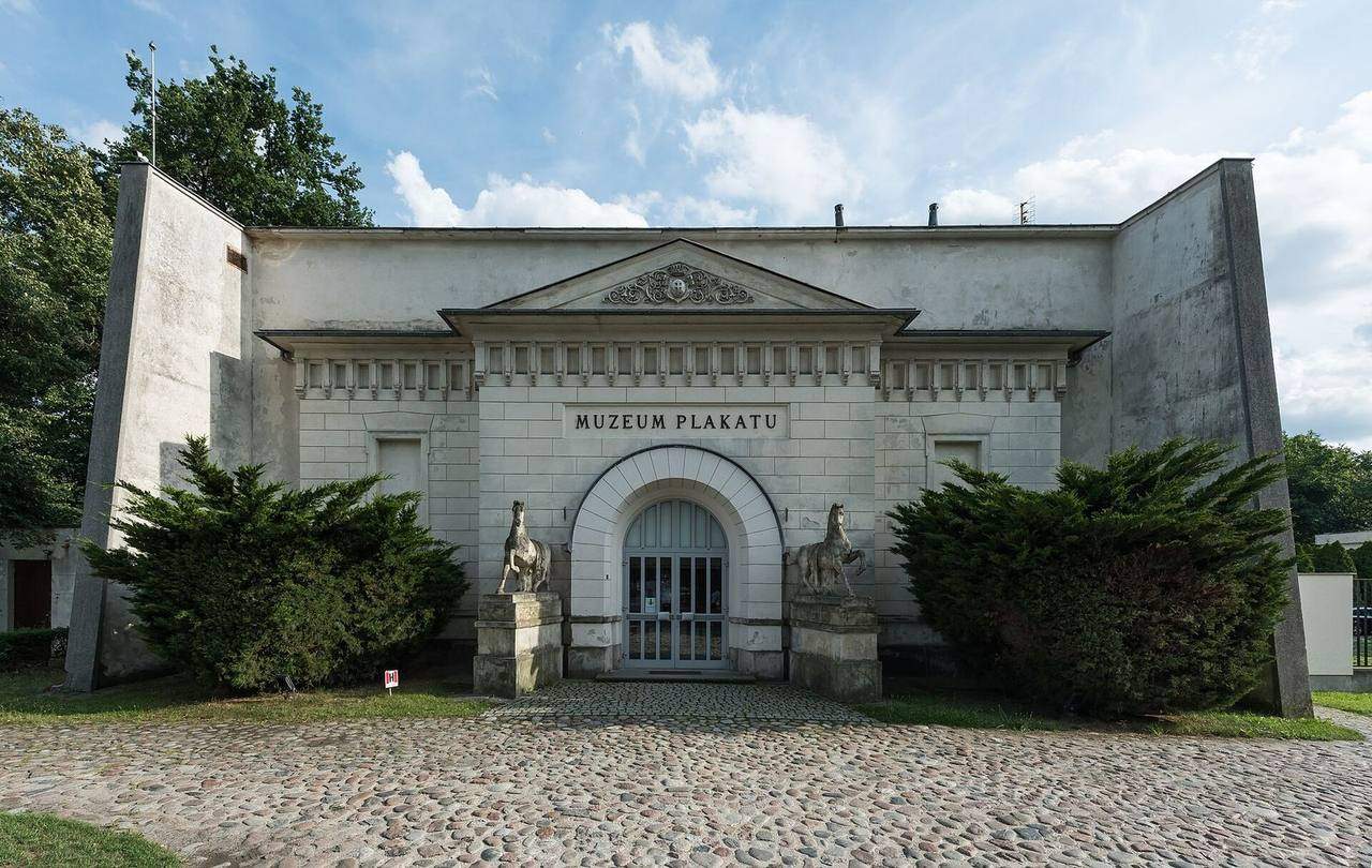 Building of the Poster Museum in Wilanow, Warsaw