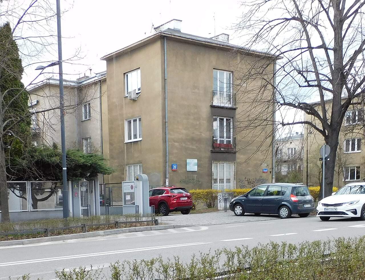 Francuska Street in the Saska Kepa quarter of Warsaw