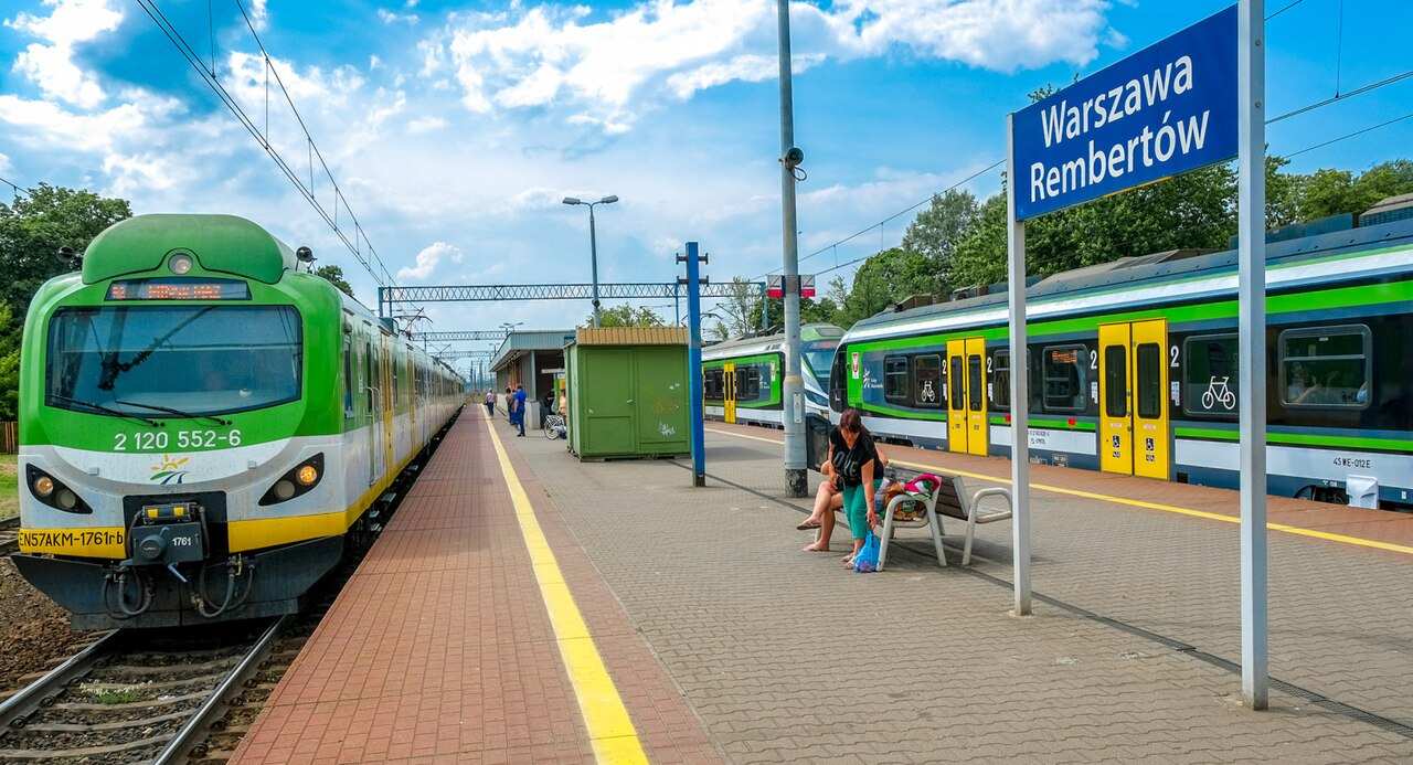 Warszawa Rembertów railway station in Warsaw