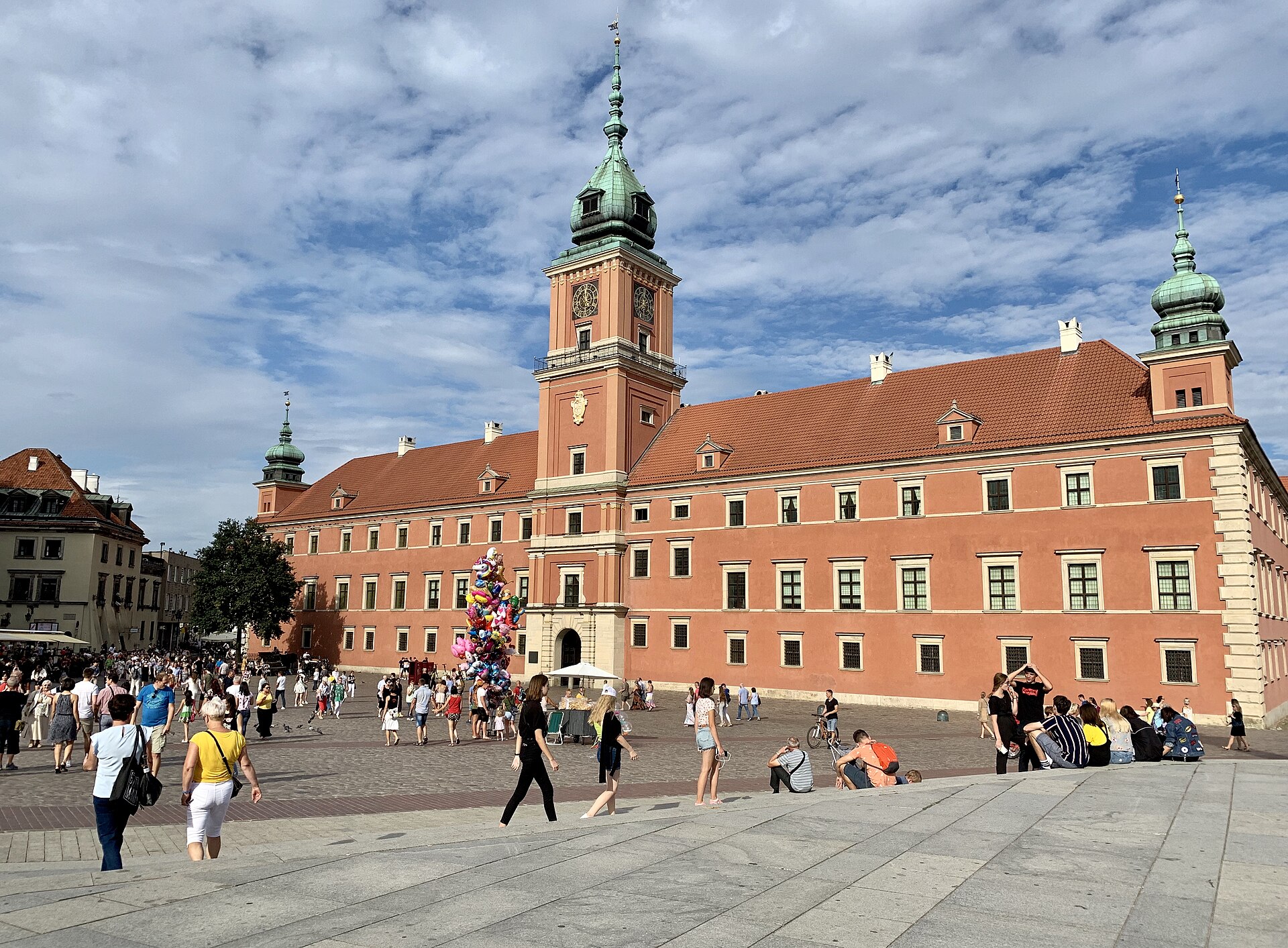 The Royal Castle on Castle Square in Warsaw's Old Town