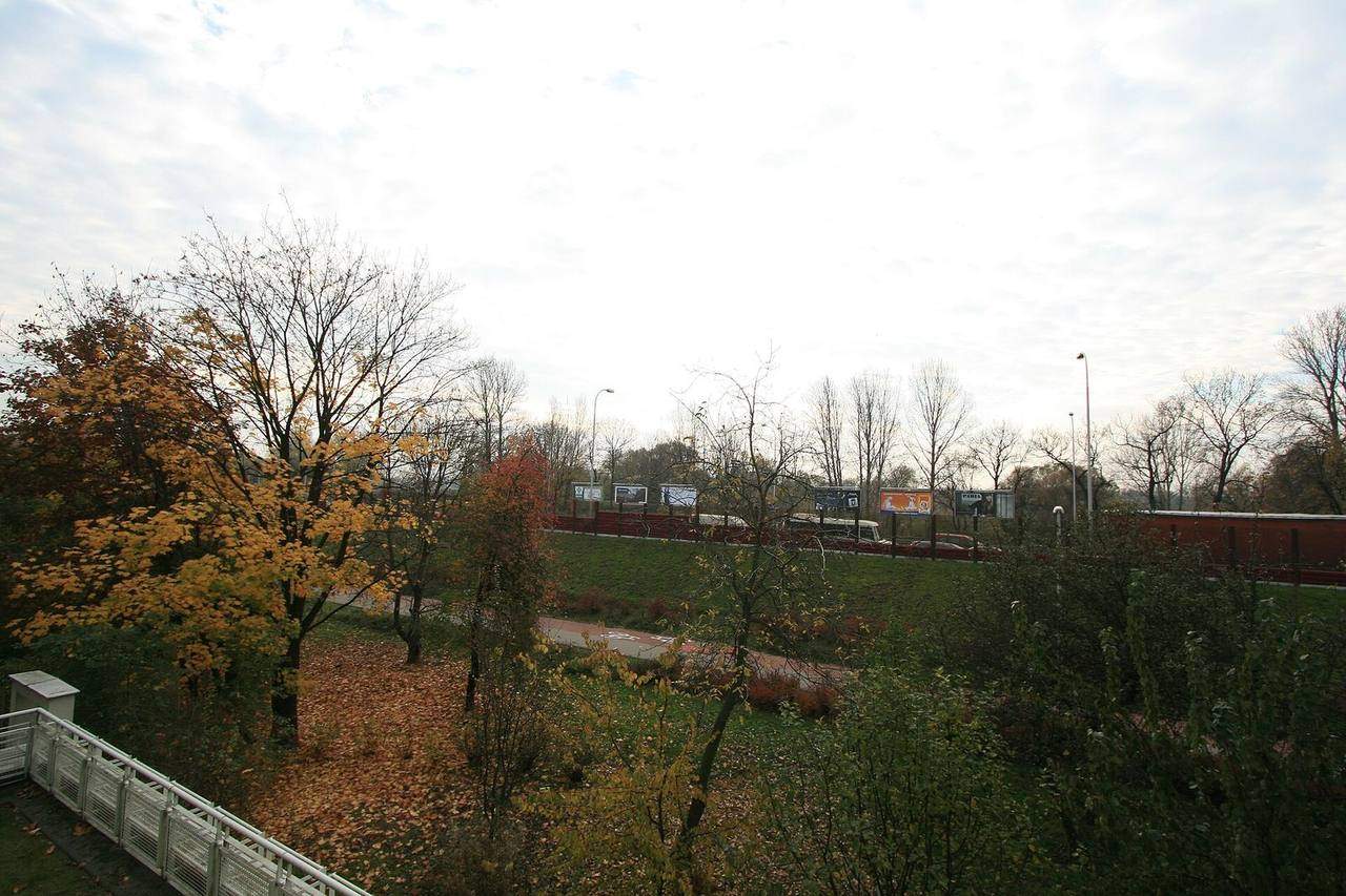 A quiet residential street in Saska Kepa, Warsaw