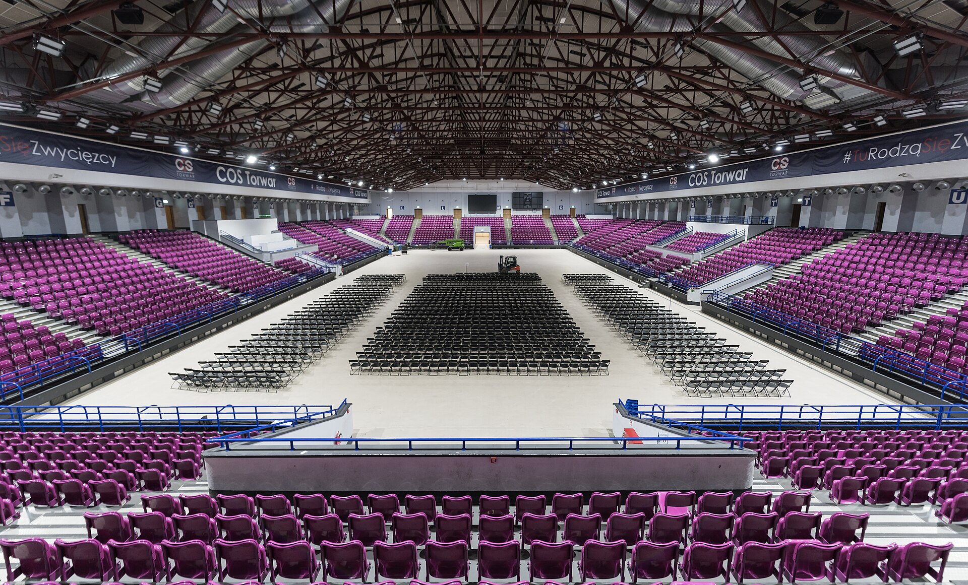 The COS Torwar hall in Warsaw, venue for this week's biggest shows