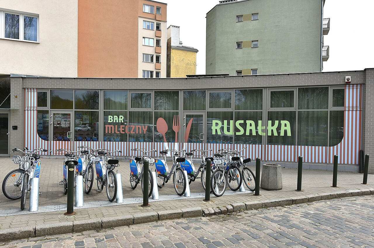 Bar mleczny Rusałka milk bar in Warsaw