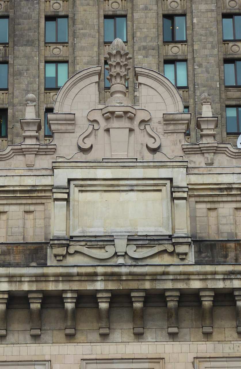 Kinoteka cinema sign detail, Palace of Culture, Warsaw