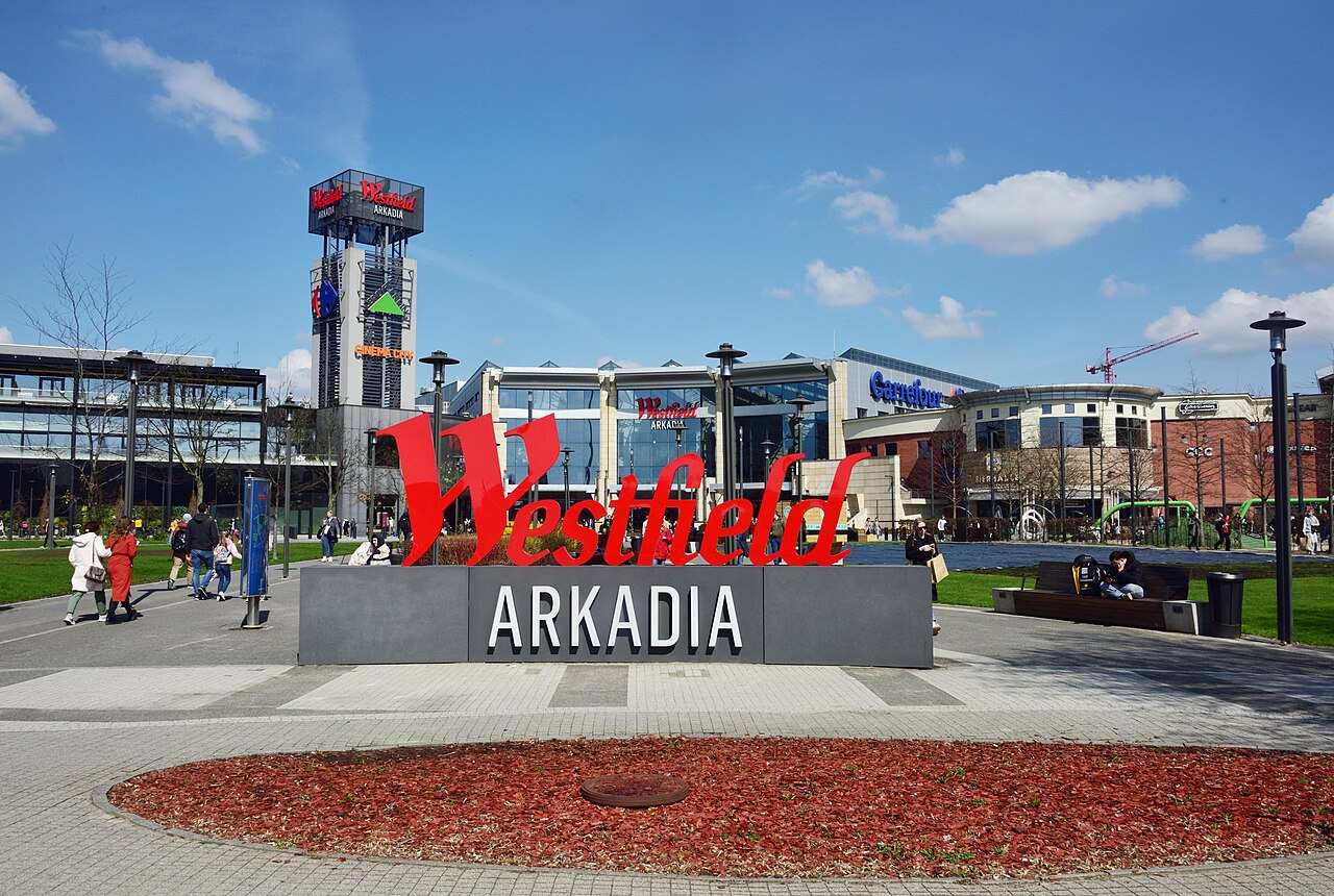 Westfield Arkadia shopping centre in Warsaw
