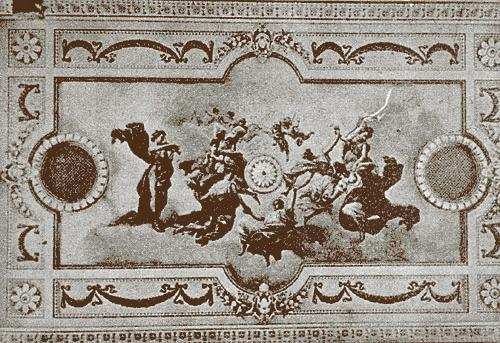 Plafond in the Warsaw Philharmonic concert hall