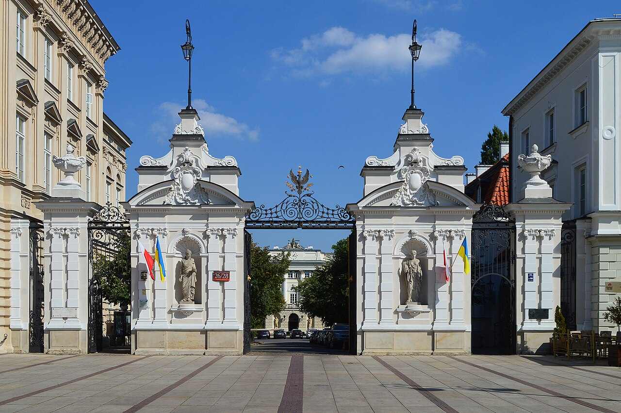 The Main Gate of the University of Warsaw