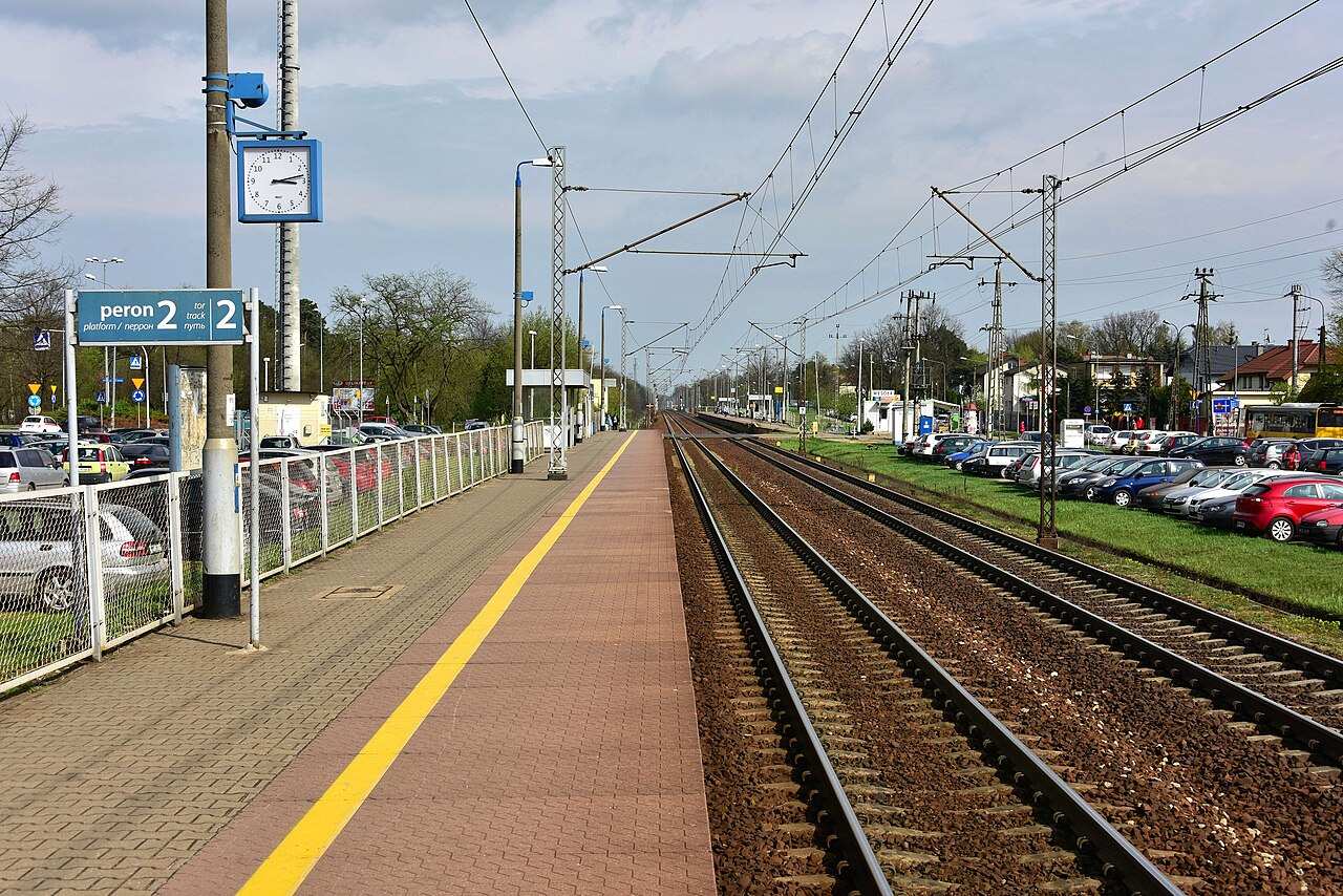 Warszawa Wesoła railway stop in Warsaw