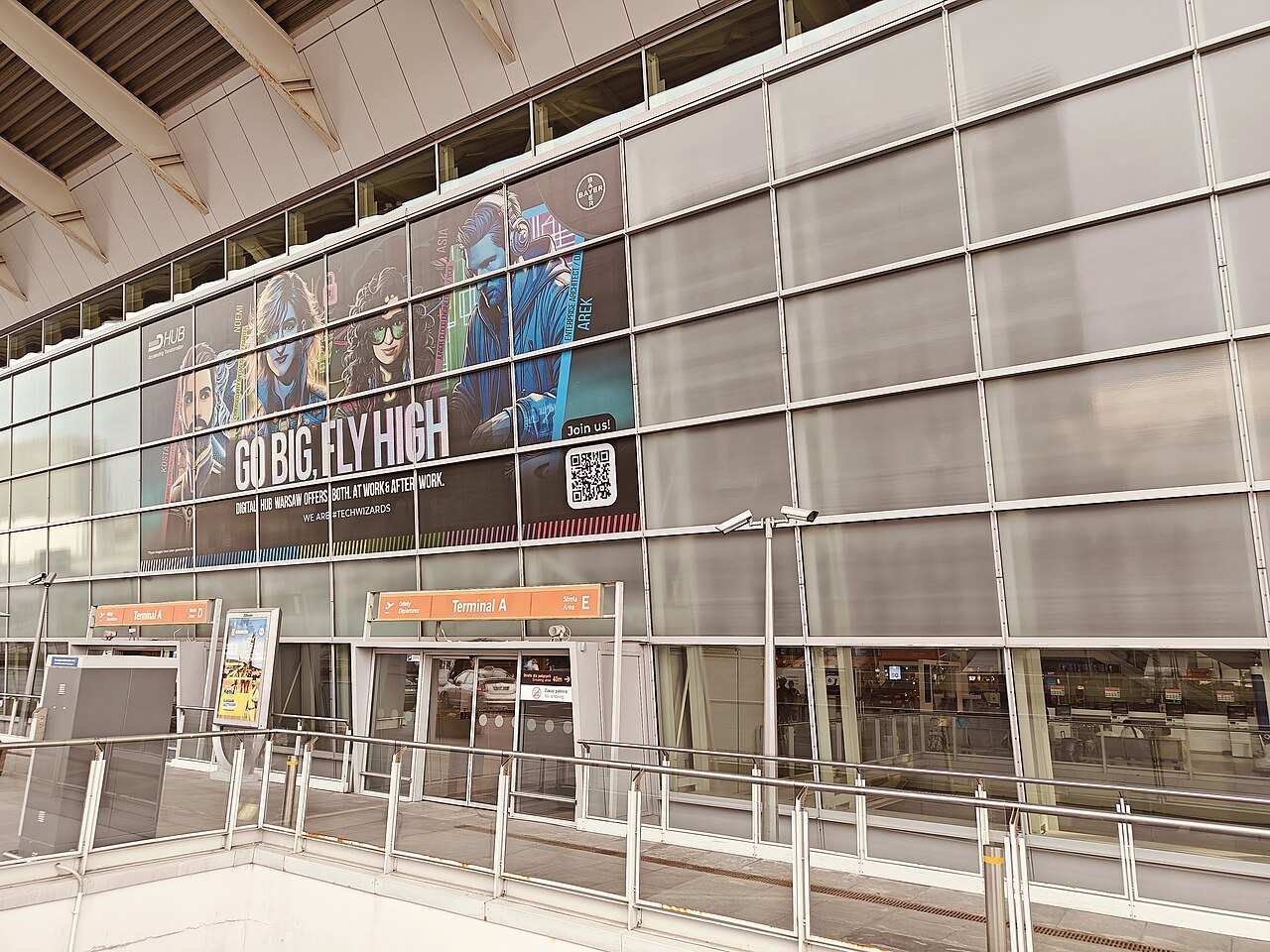 Terminal of Warsaw Chopin Airport